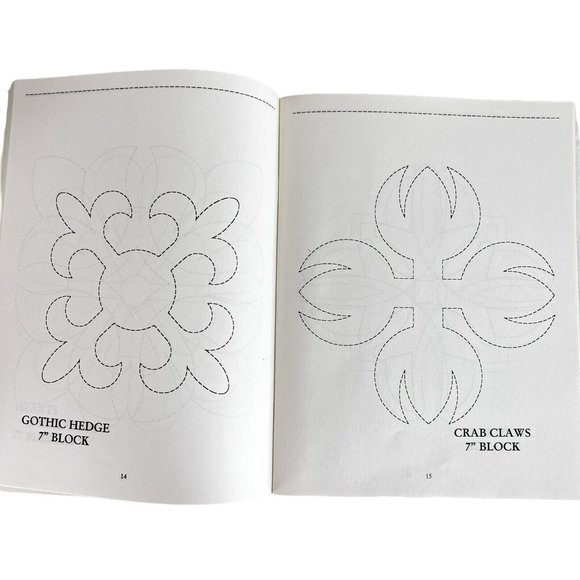 Quilting Designs From Grandmas Attic Book Softcover Chandler Donahue 1994 VTG - Picture 7 of 8